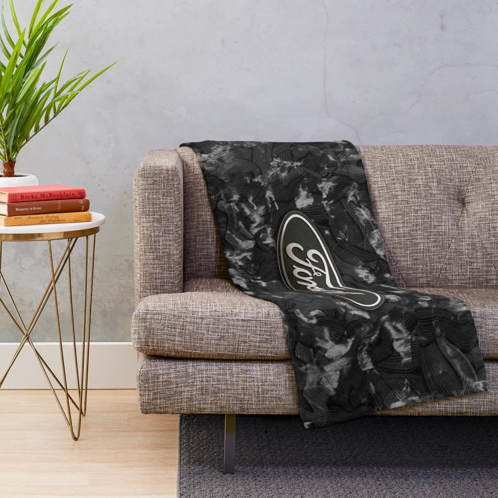 Forged carbon fiber plush blanket