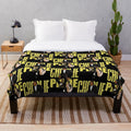 Charlie Pride Plush Blanket featuring a smooth jazz-inspired design