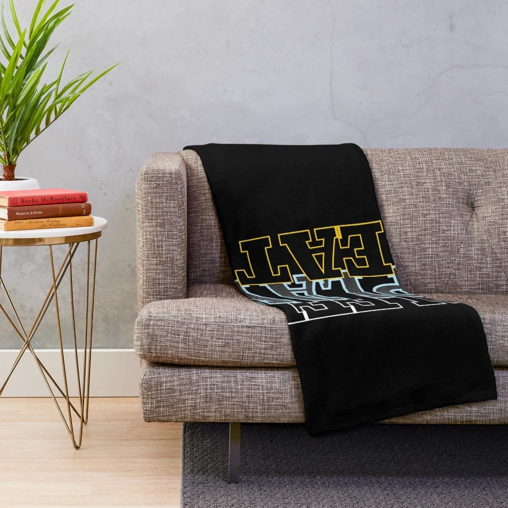 Plush blanket for gamers and gaming enthusiasts