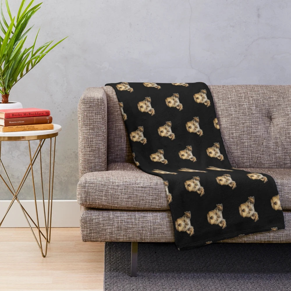 Yorkshire Terrier plush blanket