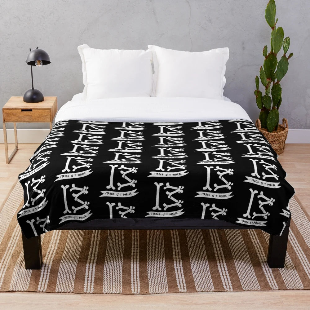 Soft and plush 13 Thirteen blanket for modern and minimalist decor