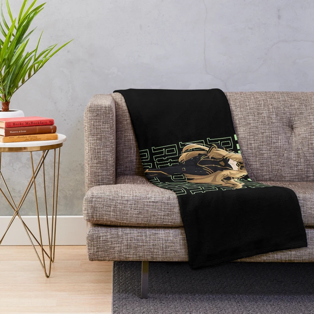 Alpha Shadow plush blanket from The Eminence in Shadow anime and manga