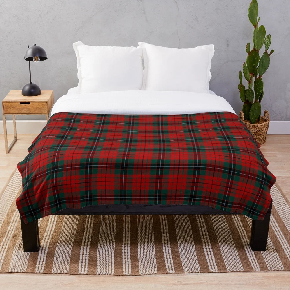 Clan Nicolson Tartan Plush Blanket