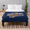 Greenville Swamp Rabbits plush blanket with team logo