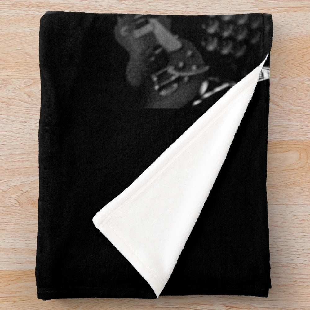 Soft and Comfortable Plush Blanket with Music Theme
