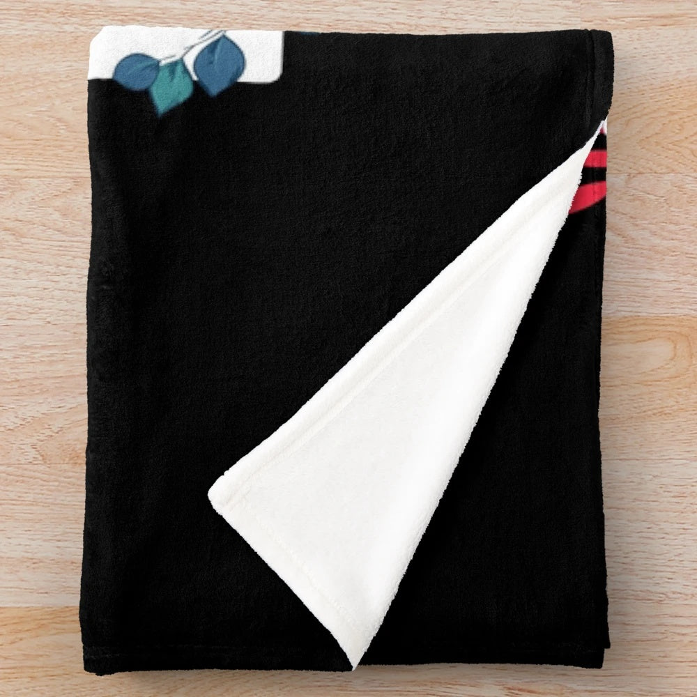 Soft and cozy plush blanket with "Best Mom in the History of Ever" text