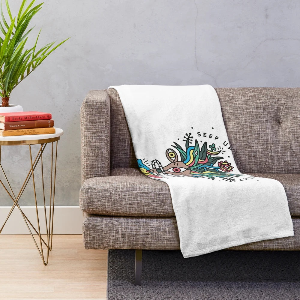 Soft and cozy plush blanket featuring the Goose band logo