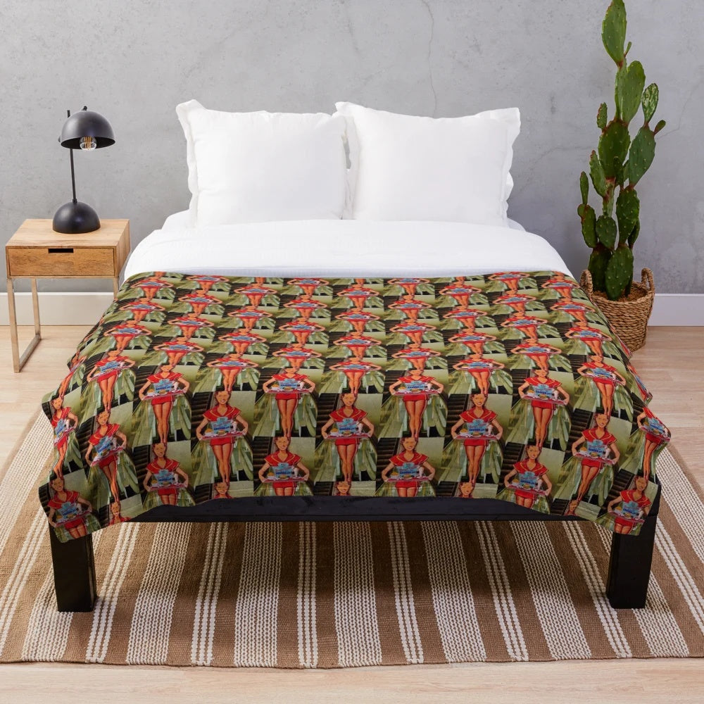 Soft and plush blanket for movie theater, hotel, or home use