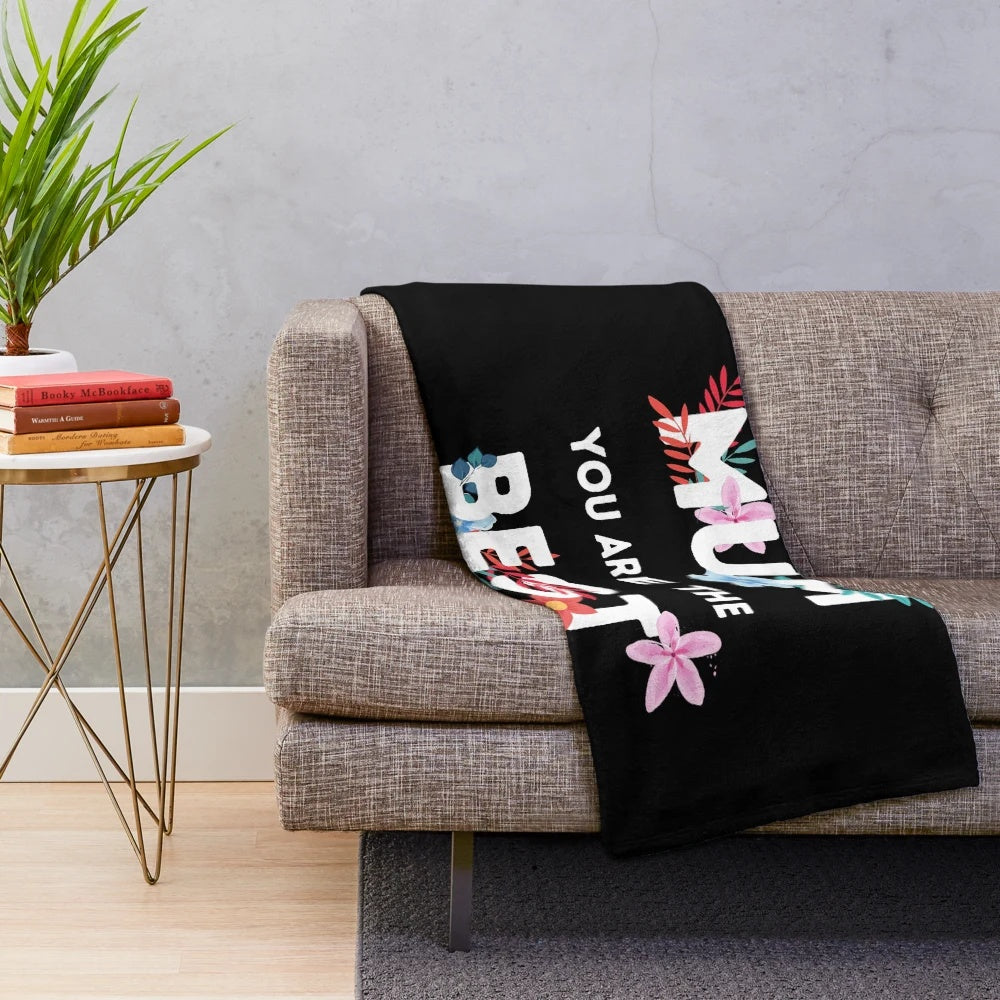 Soft and Cozy Plush Blanket for the Best Mom