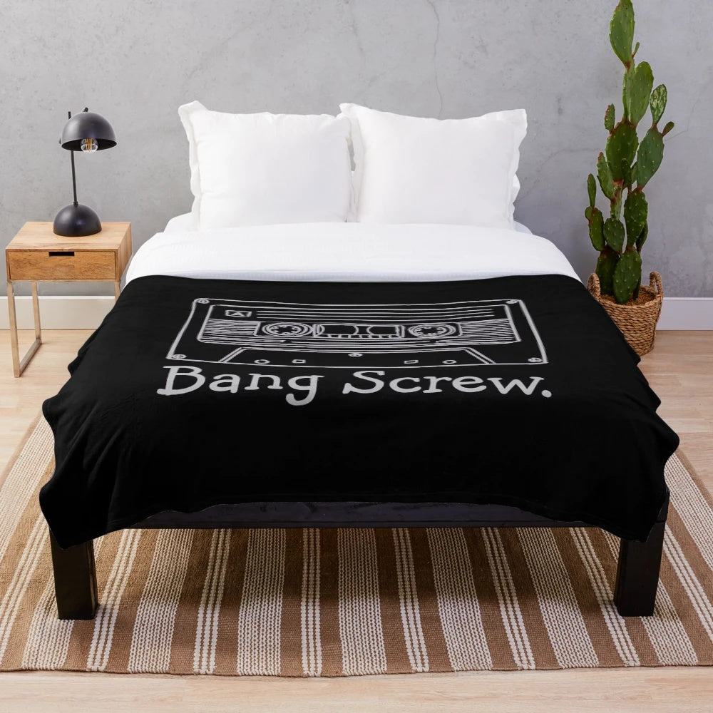 Soft and cozy plush blanket inspired by the Houston, Texas screwed up click music scene