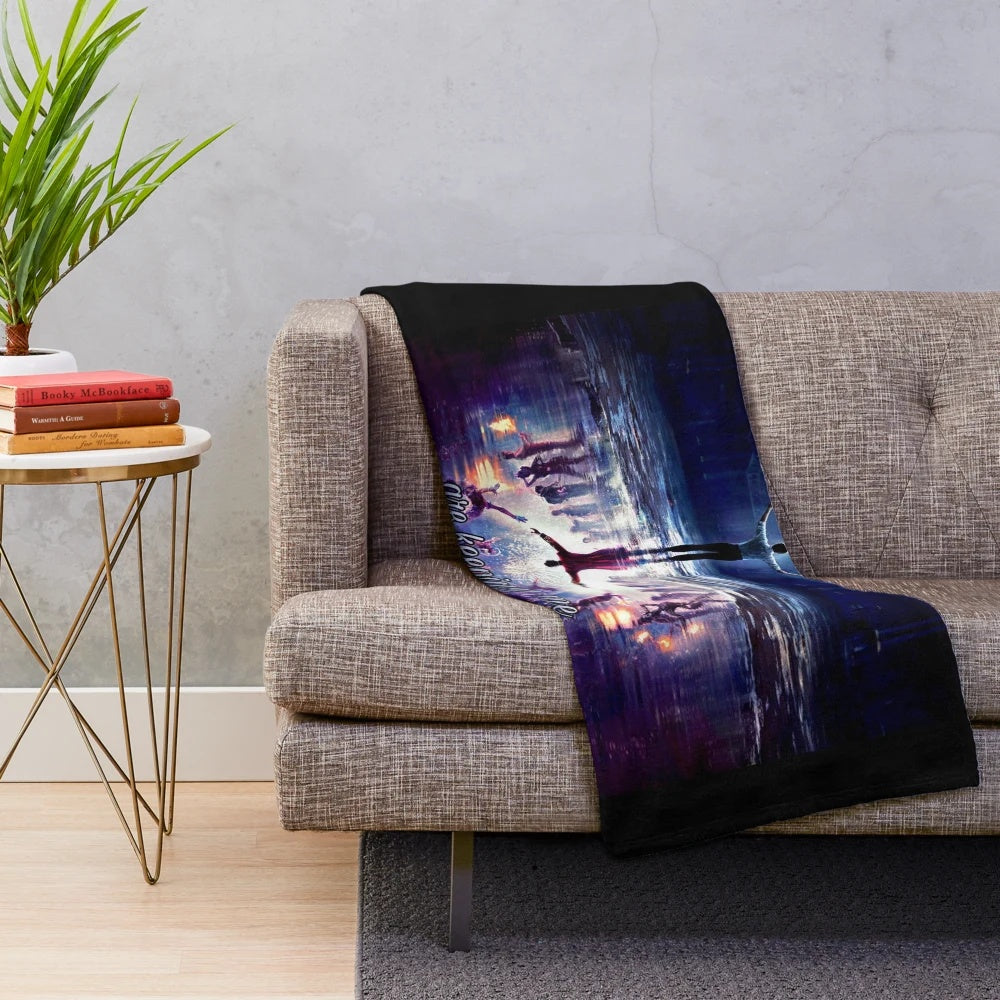 The Greatest Showman inspired plush blanket with movie character design