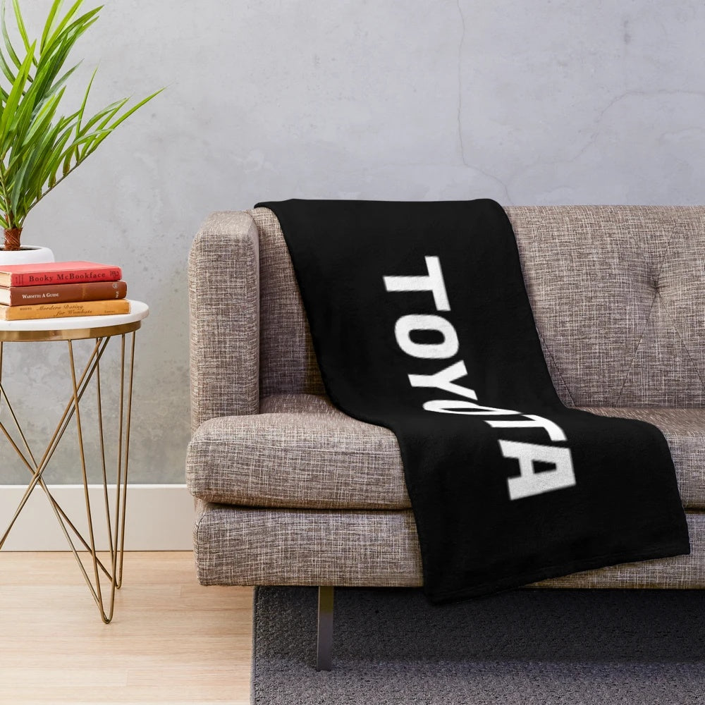 Toyota inspired plush blanket