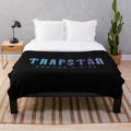 Trapstar-inspired plush blanket in a soft, cozy fabric