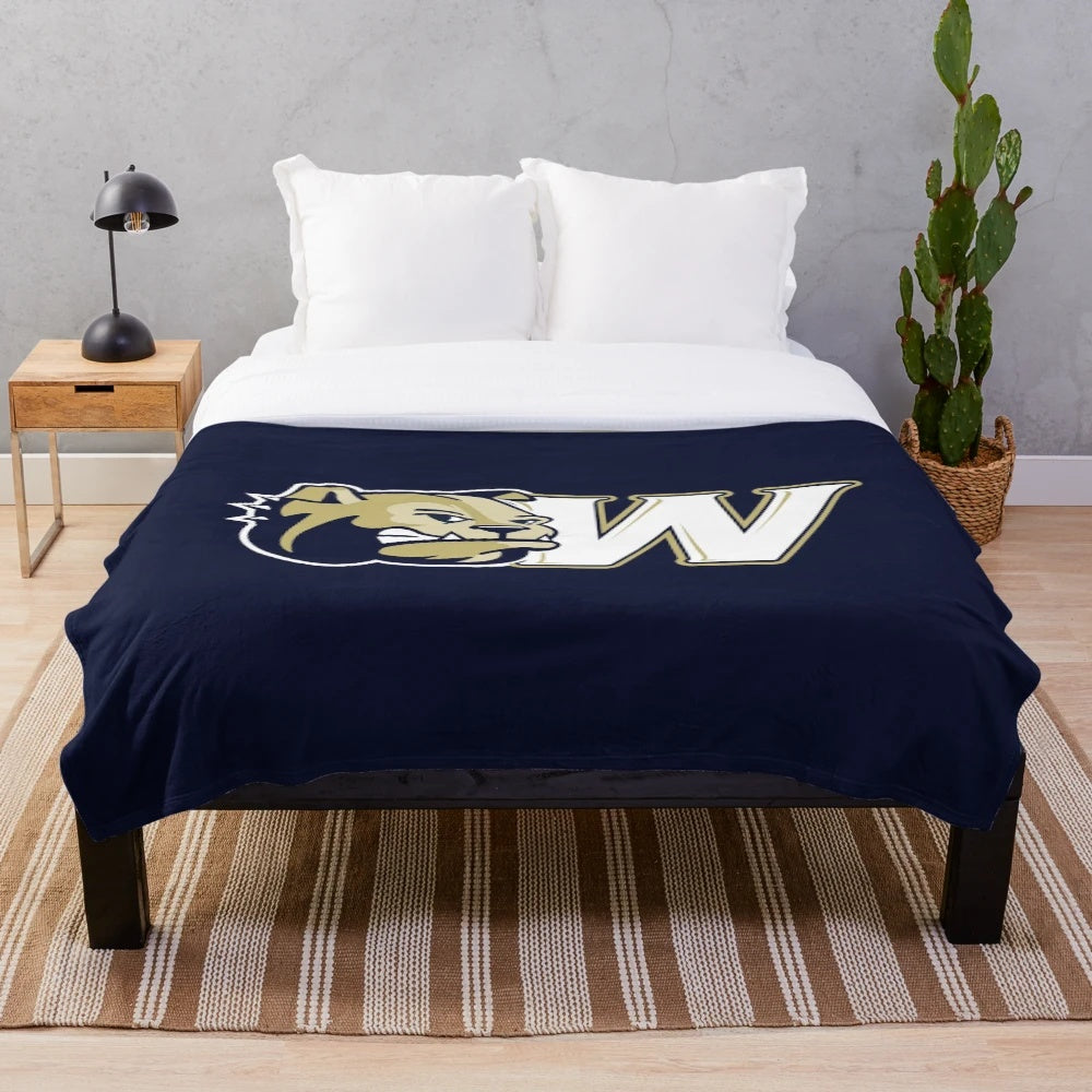 Wingate University Plush Blanket