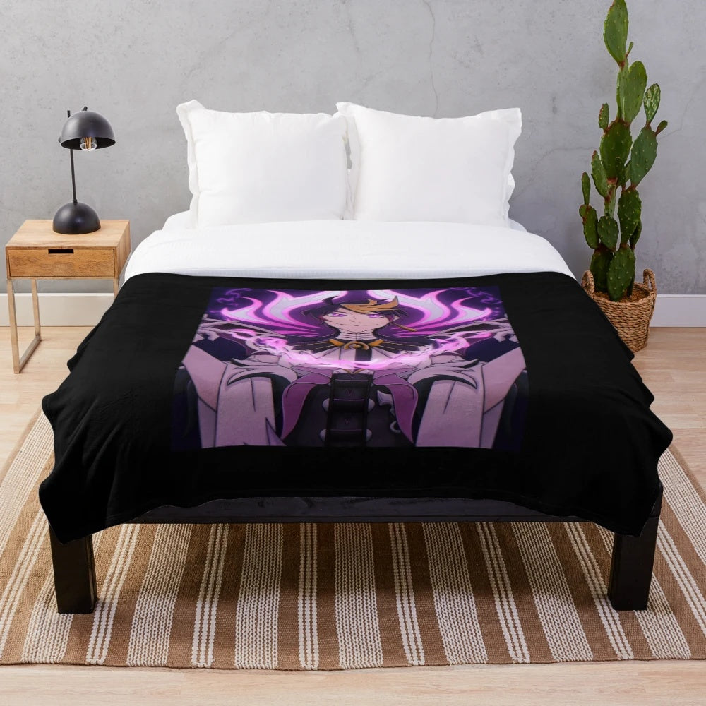 Shu Yamino Graphic Plush Blanket - Cozy and Soft Anime Plush Decor