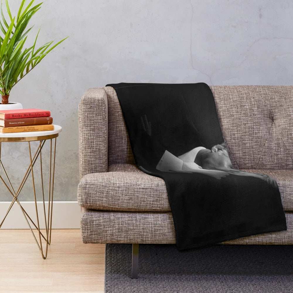 Alan Rickman-inspired plush blanket for movie fans