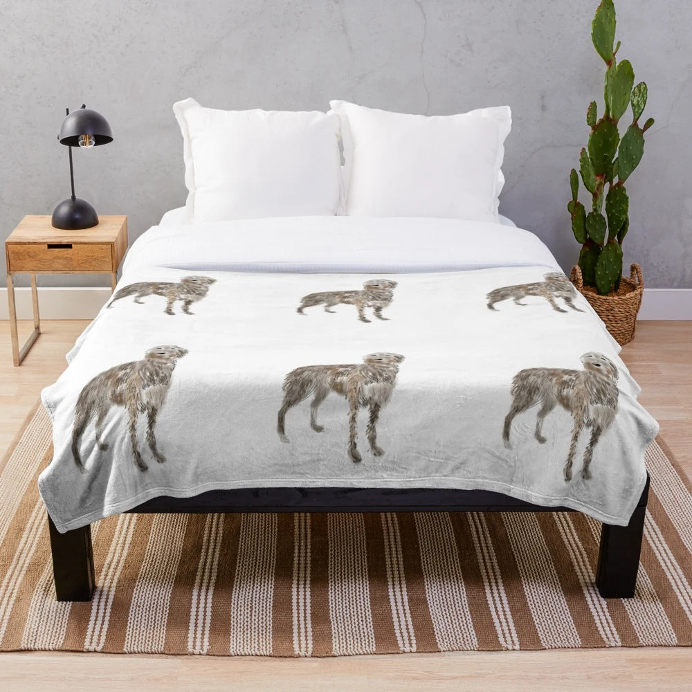 Deerhound Plush Blanket