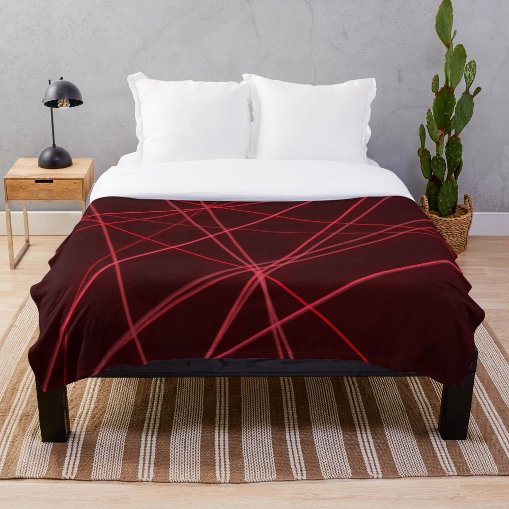 Kill la Kill inspired plush blanket with life fibers design