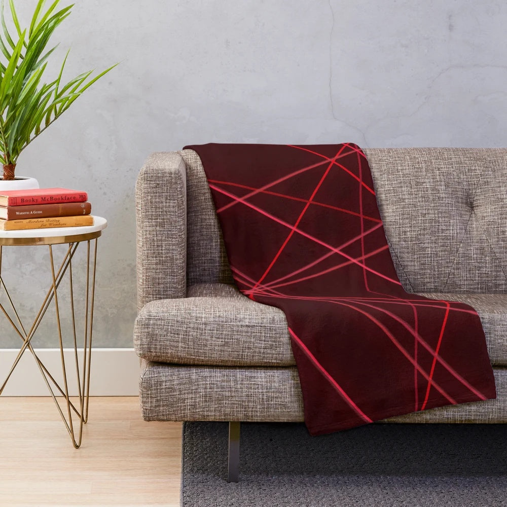 Kill la Kill inspired plush blanket with life fibers design