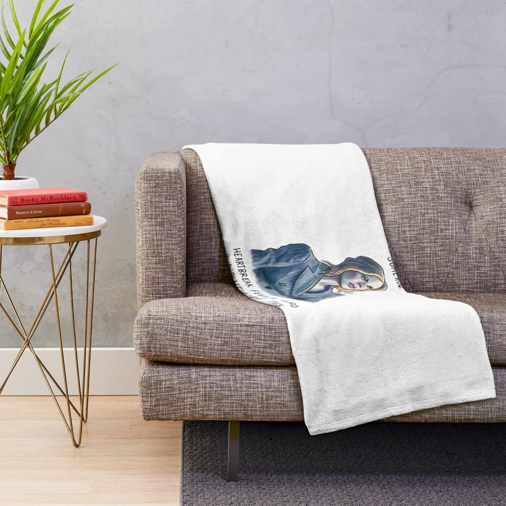 Soft, cozy plush blanket featuring Nicole Kidman in an AMC theater setting