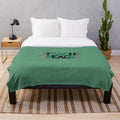 Soft, cozy plush blanket with "Teach Peace" design for teachers and students