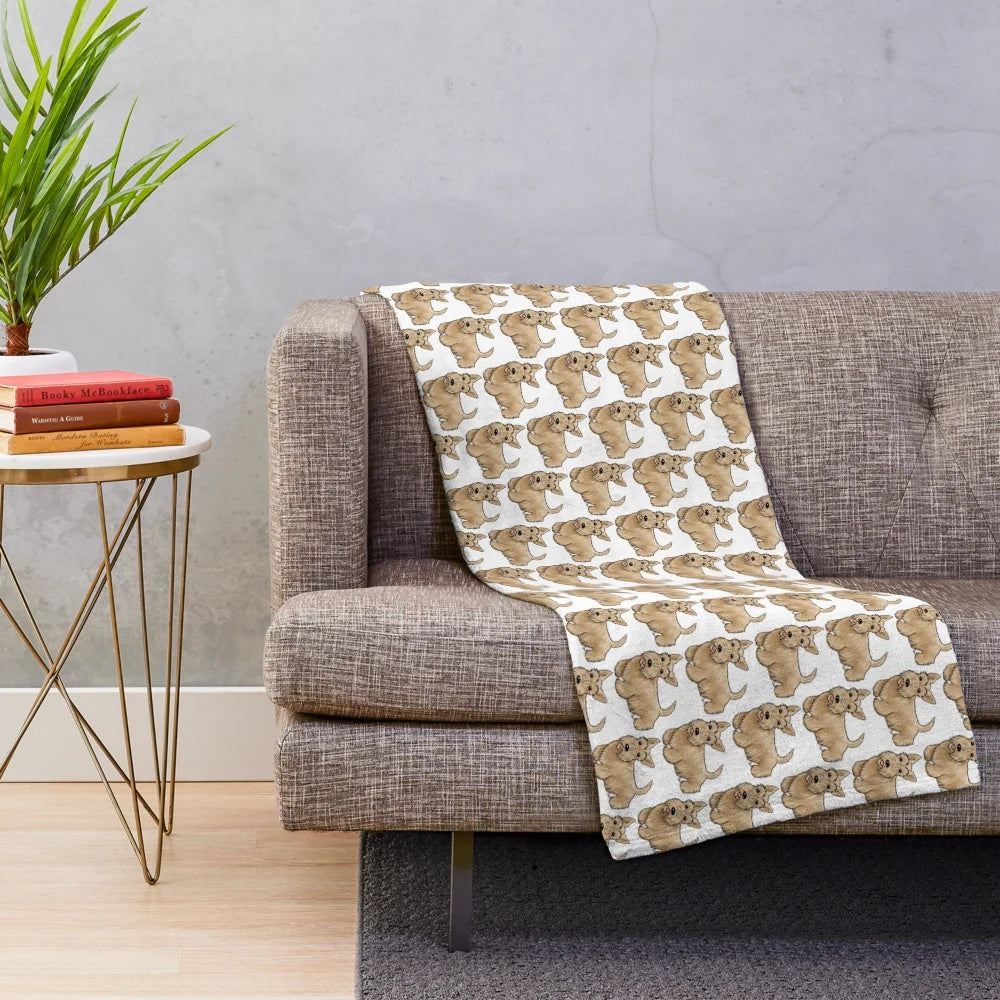 Soft and cuddly plush blanket featuring a Scottish Terrier breed design