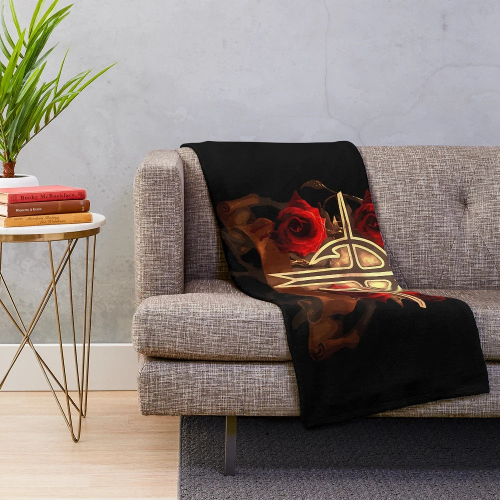 Sonata Band Arctica inspired plush blanket with band's logo and album art