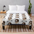 Chrissy Plush Blanket with Sopranos-inspired design