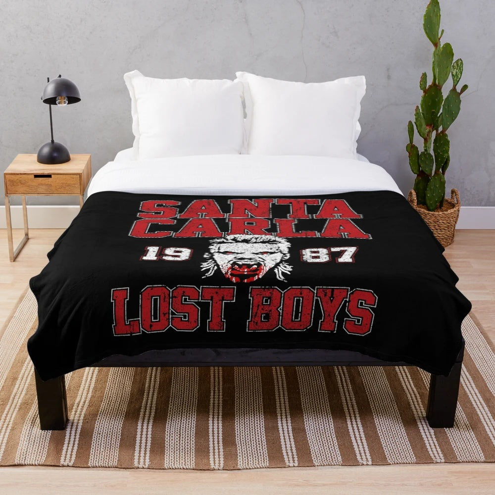 Lost Boys vampire movie-inspired plush blanket