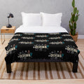 Doors horror game inspired monster plush blanket