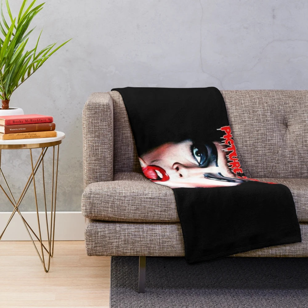 Rocky Horror Picture Show themed plush blanket