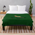 Springbok-Inspired Plush Blanket with South African Rugby Imagery
