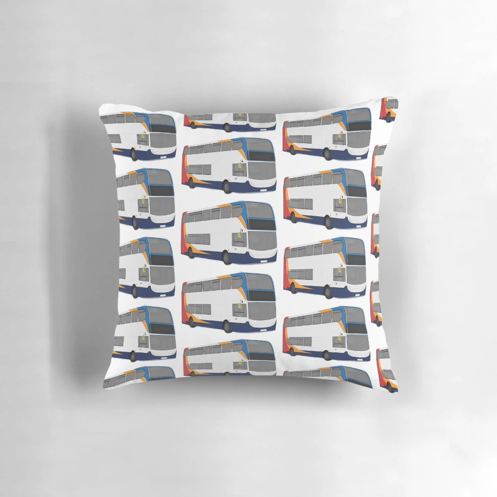 Stagecoach Azure Blue E400 Enviro Bus Pillow