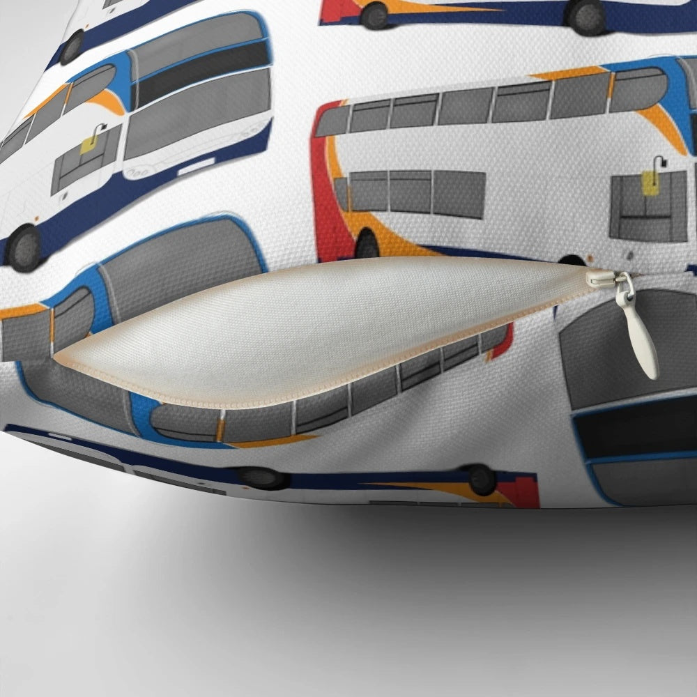 Stagecoach Azure Blue E400 Enviro Bus Pillow