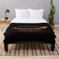 British motor racing inspired plush blanket featuring the Mclaren logo