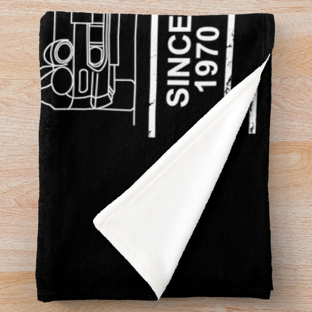 Celica T200 blueprint inspired plush blanket