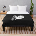 Helluva Boss Loona Plush Blanket featuring the popular character from the Helluva Boss anime