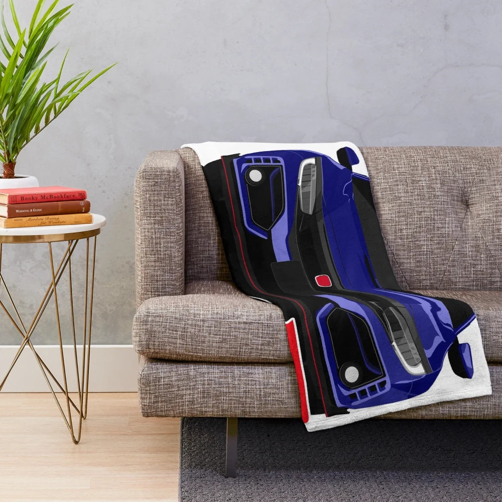 Honda Civic Type R inspired plush blanket