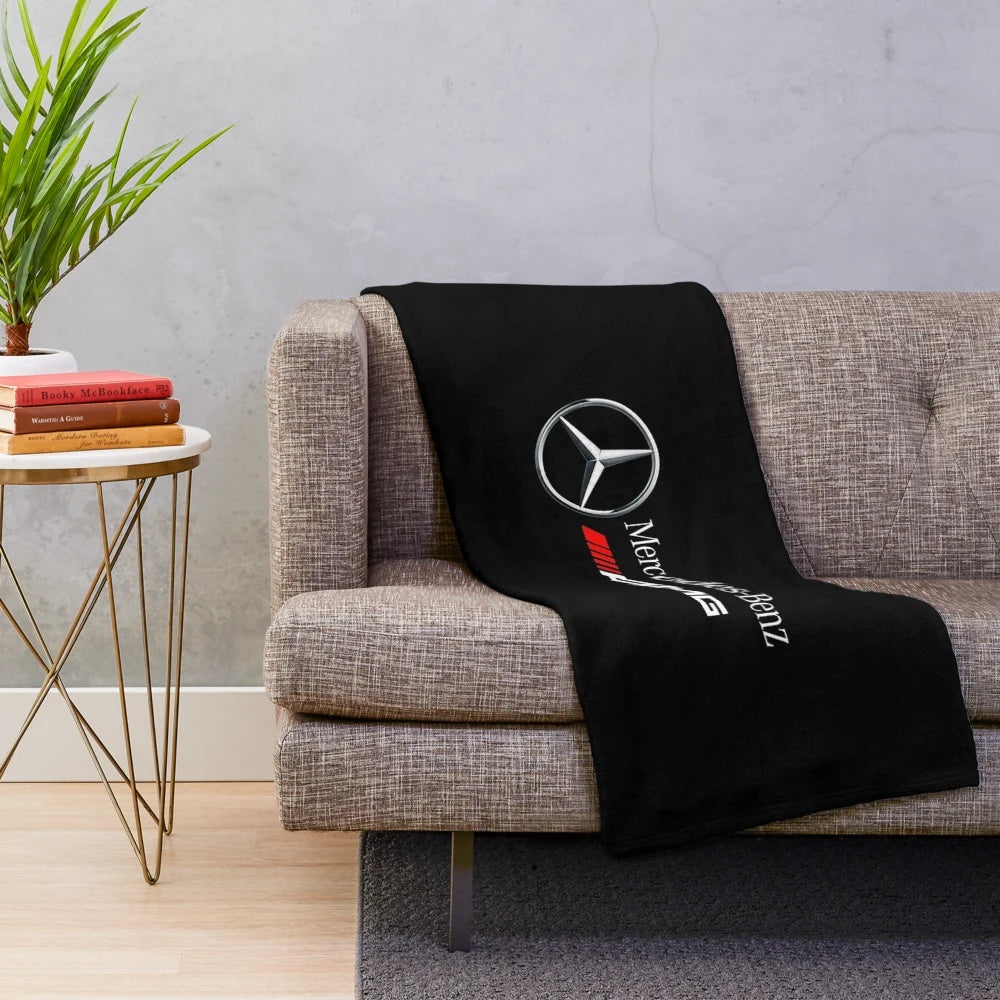 Mercedes-Benz AMG-inspired plush blanket