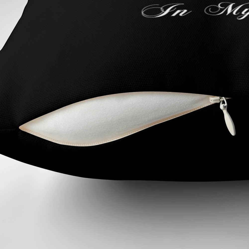 Mono Inc. inspired pillow with "Forever In My Heart" design
