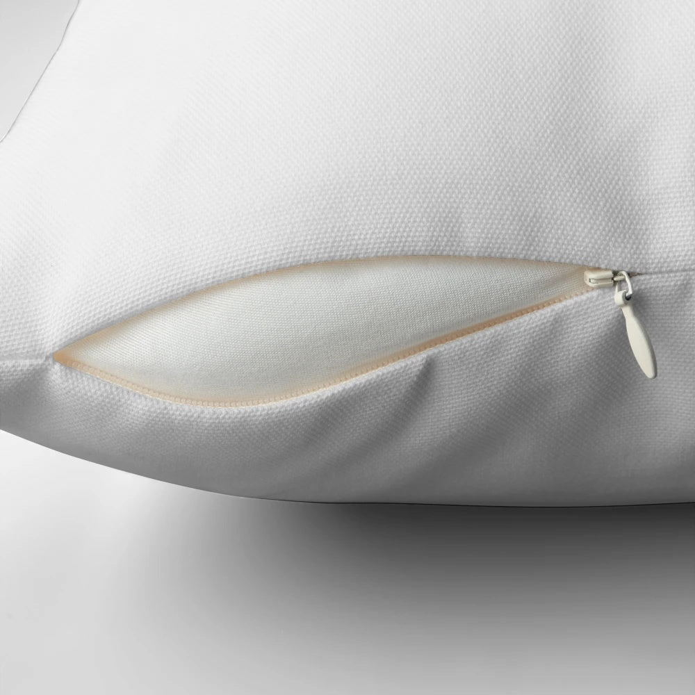 White Nike Logo Pillow - Iconic Swoosh Design for Comfortable Home Accent