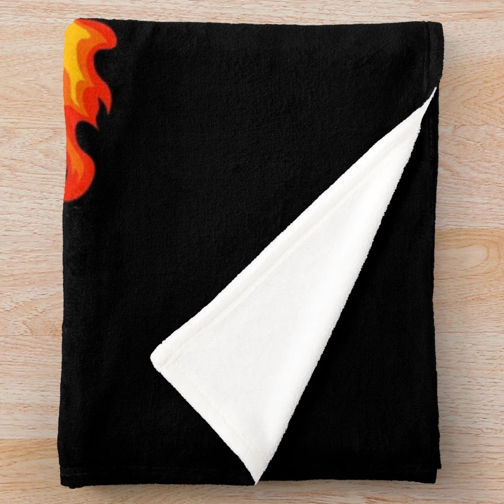 Plush blanket with a cool and funny graphic design featuring a badass clinical laboratory technician