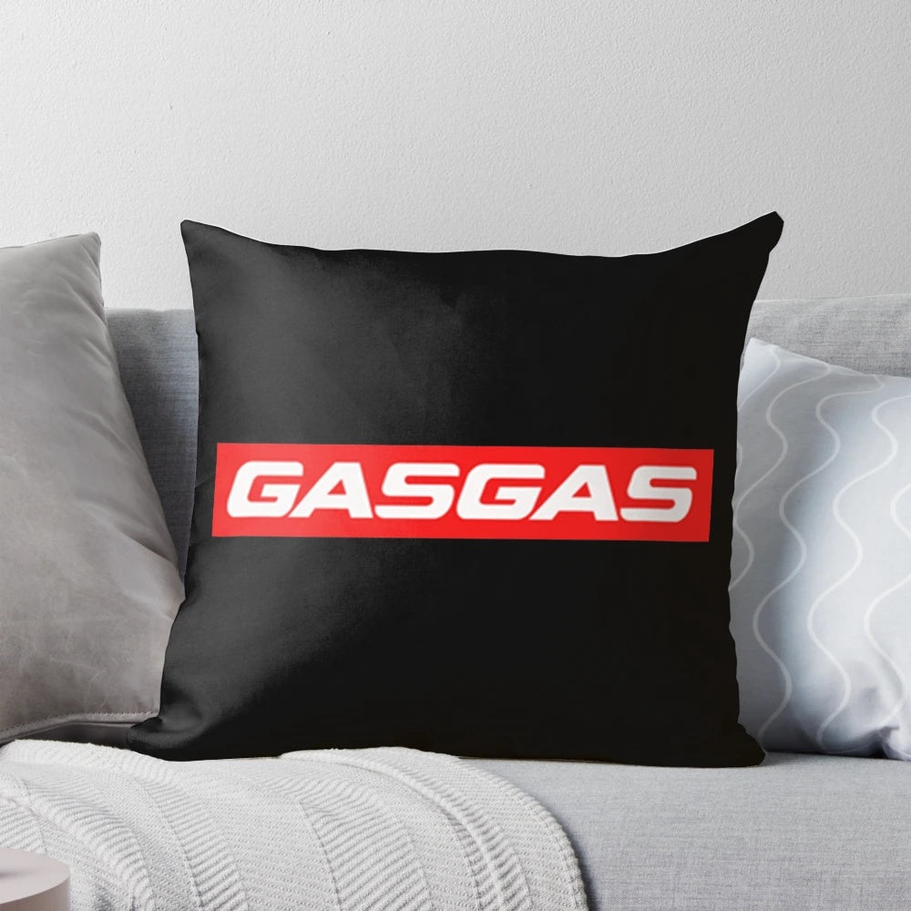Decorative pillow featuring a design inspired by traditional Japanese samurai roofs, ideal for gas gas motorcycle fans.