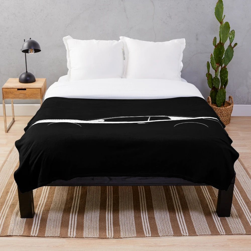 Saturn SC2 Silhouette Plush Blanket