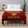 Sunnydale High Inspired Plush Blanket featuring Buffy, Spike, and other fan-favorite characters