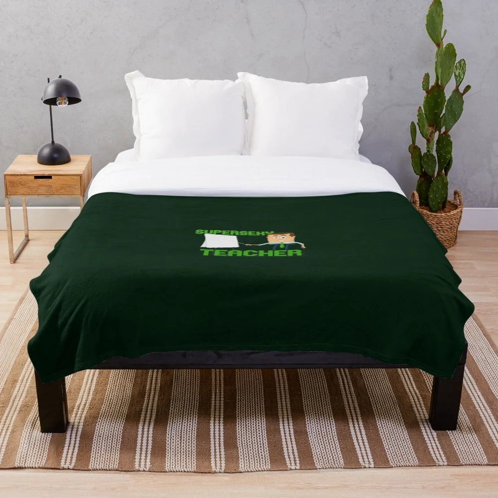 Super Sexy Teacher Plush Blanket