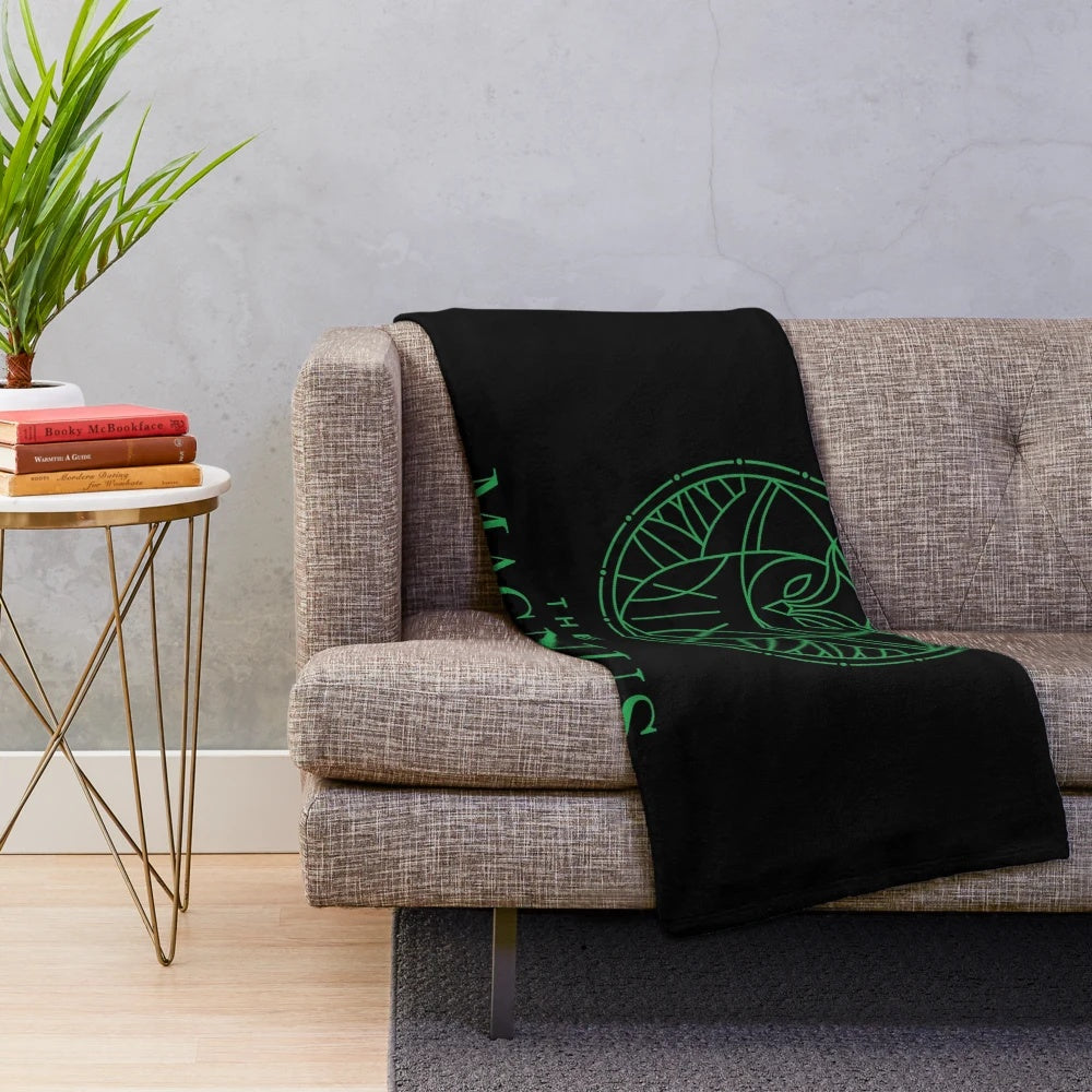 All Seeing Owl Plush Blanket - Cozy and Soft Horror Inspired Throw