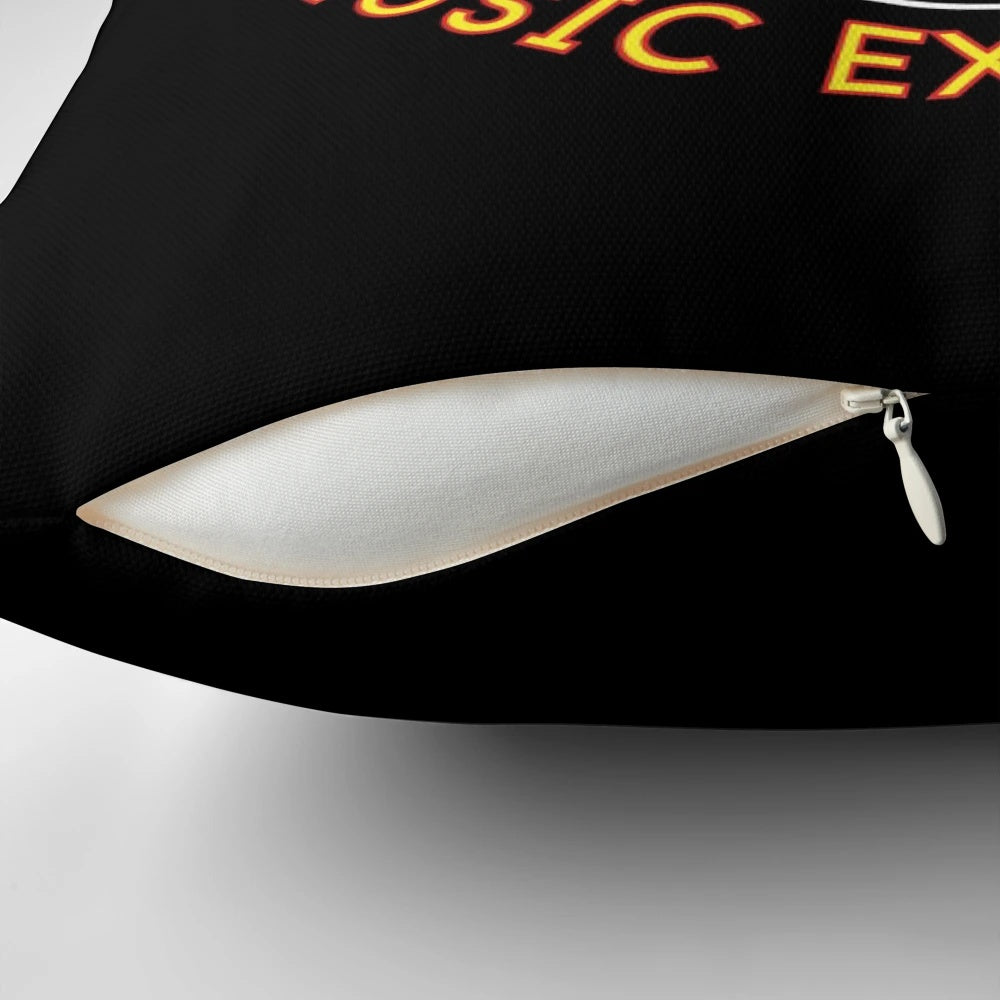 A plush pillow inspired by the classic 80s film The Blues Brothers, featuring the "Bend Over Shake" design.