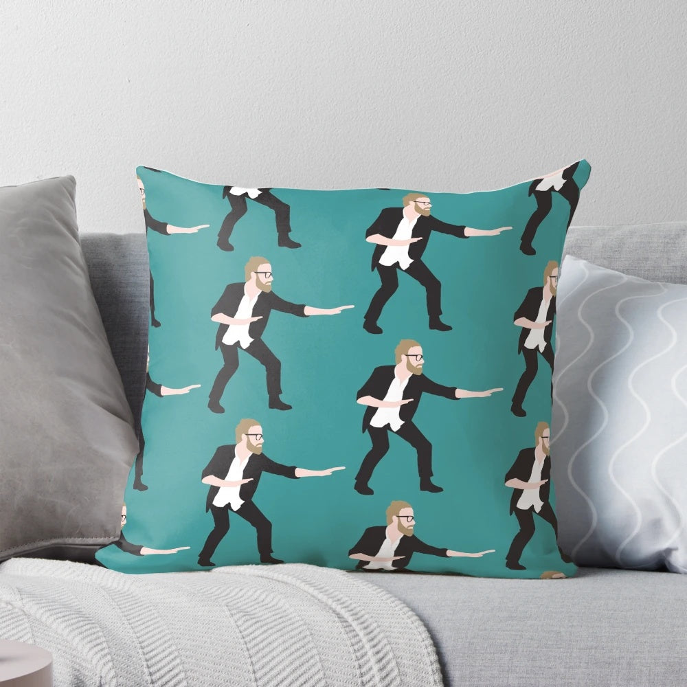 The National's Matt Berninger Pre-Show Defensive Crouch Pillow