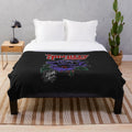 Soft, cozy plush blanket featuring the iconic Thin Lizzy logo and design